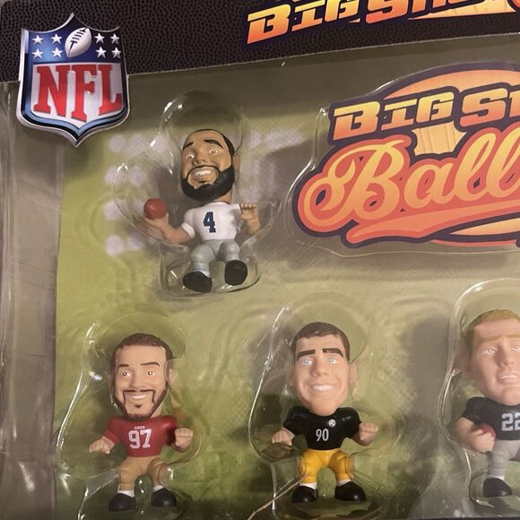 Big Shot Ballers NFL Series 3 Collectible Superstar Minifig Set of 7 New In Box - Picture 5 of 13